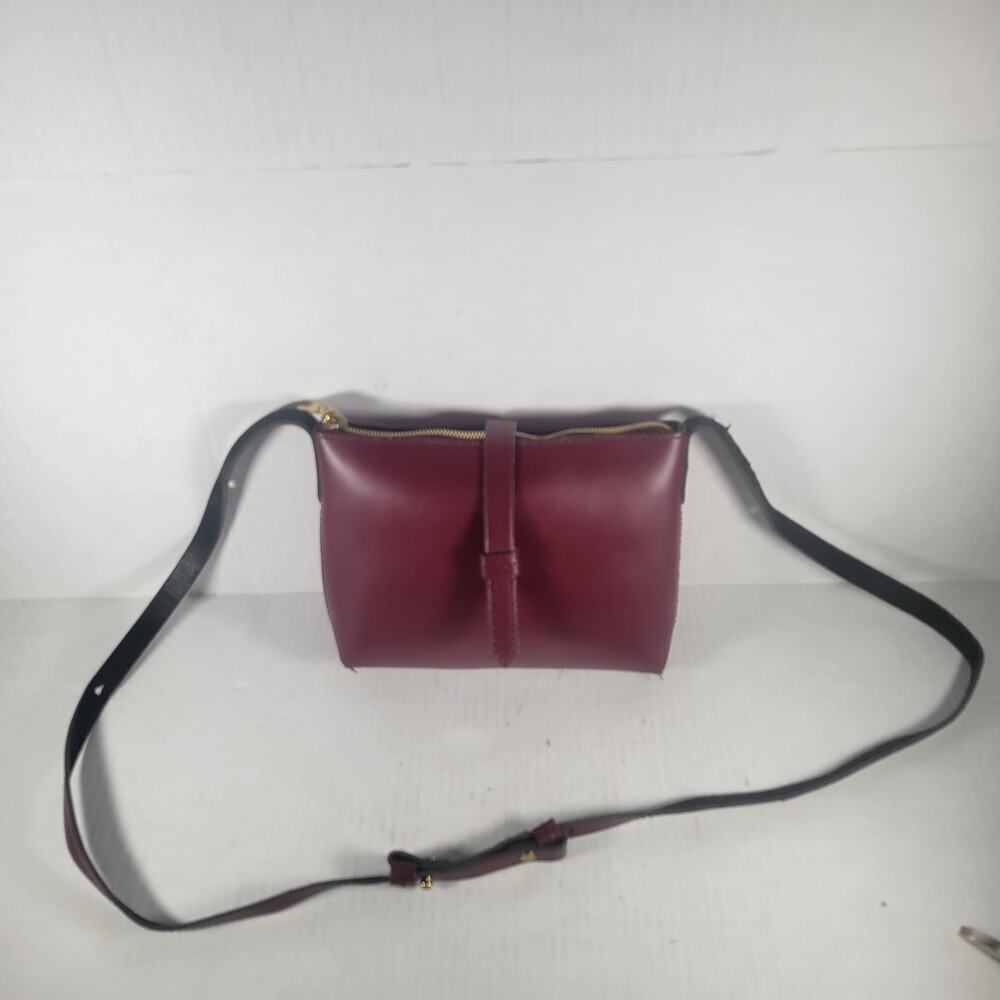 NWT J. Crew Maroon Crossbody Bag - Picture 1 of 7